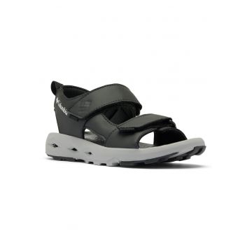 Sandale unisex -  piele ecologica - negru -