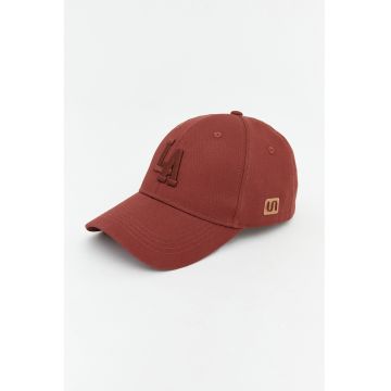 Sapca de bumbac - Maro cognac
