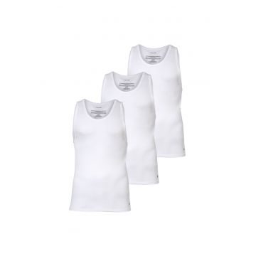 Set de maiouri elastice Icon - 3 piese - Alb