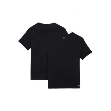 Set tricouri sport  Flight Base - 2 piese - negru - bumbac