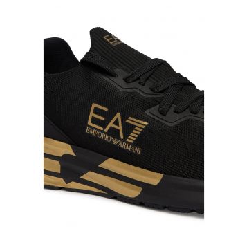 Tenisi barbati -  din material textil - negru