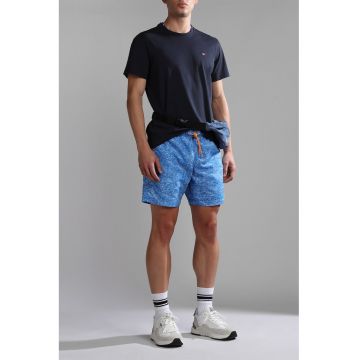 Tricou regular-fit de bumbac Salis - Bleumarin