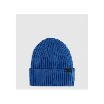 Caciula de iarna barbati  Thinsulate - albastra - L - material sintetic - design beanie