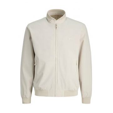 Geaca bomber barbati -  ecru - poliester reciclat - Ecru
