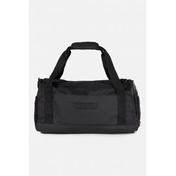 Geanta duffle cu bareta detasabila - Negru