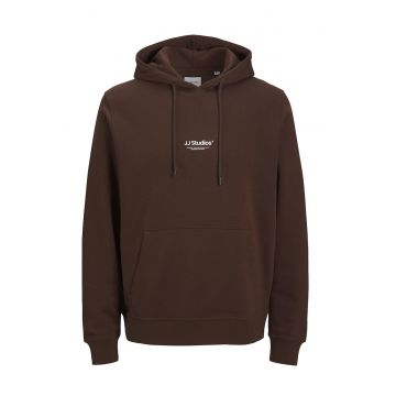 Hanorac barbati -  50% bumbac organic - 30% poliester reciclat - Negru