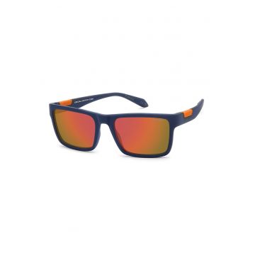 Ochelari de soare polarizati - Portocaliu mandarina/Bleumarin