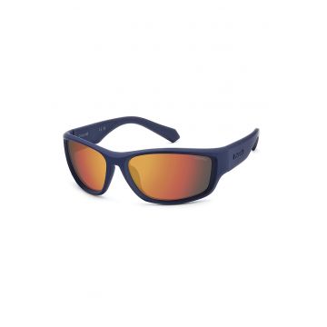 Ochelari de soare wrap cu lentile polarizate - Albastru oceanic