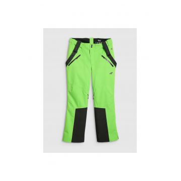 Pantaloni barbati -  schi - poliester - Verde/Negru
