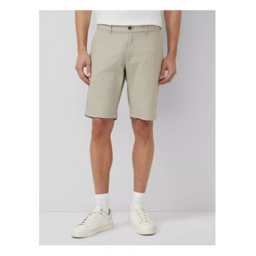 Pantaloni scurti barbati cu talie medie - Regular Fit - Straight Leg - Phoenix - Bej