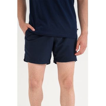 Pantaloni scurti de baie cu snur - Bleumarin