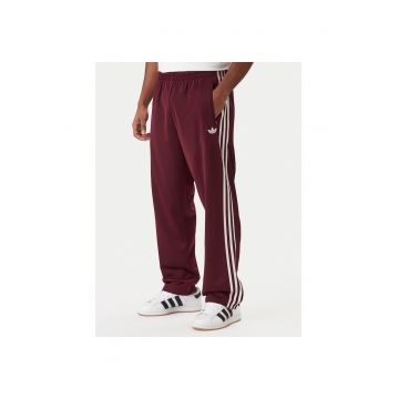 Pantaloni sport barbati -  rosu bordeaux - poliester reciclat