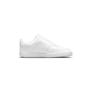 Pantofi sport de piele ecologica Court Vision Low Next Nature - Alb optic