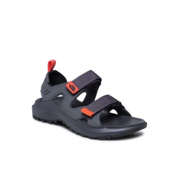 Sandale barbati  Hedgehog Asphalt Grey/Retro Orange - piele naturala
