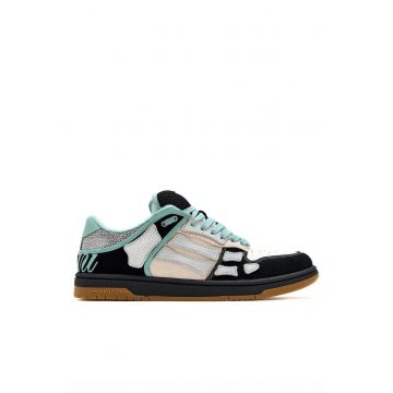Sneakers barbati -  Skel - Alb/Negru/Albastru