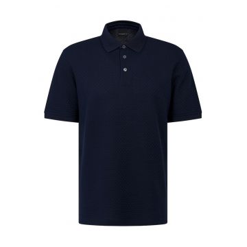 Tricou polo barbati  din bumbac - bleumarin