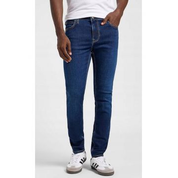 Blugi barbatesti  Malone skinny - bleumarin - elastici - talie medie - bumbac