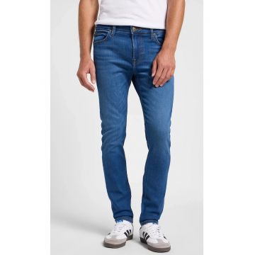 Blugi barbati -  model Malone - skinny - albastru - bumbac -