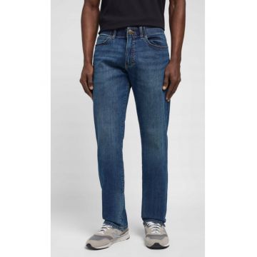 Blugi barbati -  Straight Fit - confortabili - albastru - bumbac -