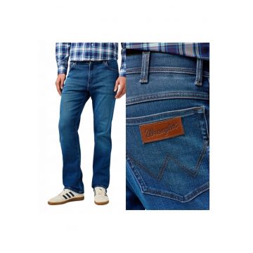 Blugi barbati -  talie medie - albastru -
