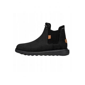 Cizme Chelsea Barbati Iarna Piele -  Branson Craft Leather - Negru - Negru