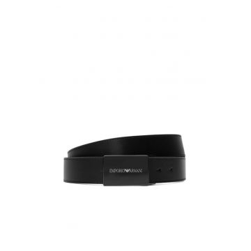 Curea barbateasca -  piele naturala - negru - One Size INTL
