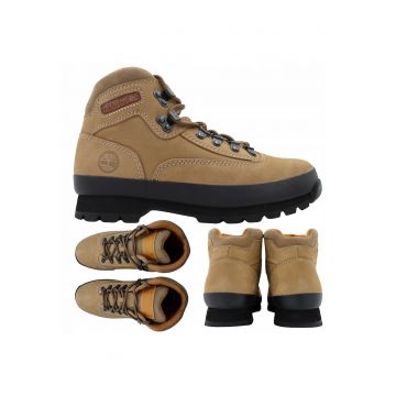 Ghete Barbati  Euro Hiker Mid - bej - piele nabuc - marimea 44 - design mid-cut