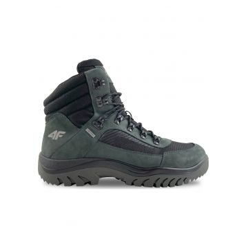 Ghete de trekking pentru barbati -  Piele naturala - Gri -