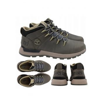 Ghete din piele pentru barbati  Sprint Trekker - bronz -