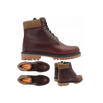 Ghete  Heritage 6 Inch - piele - Bordeaux