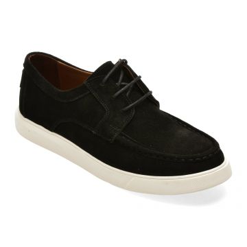 Mocasini BITE THE BULLET negri, RM118, din piele intoarsa