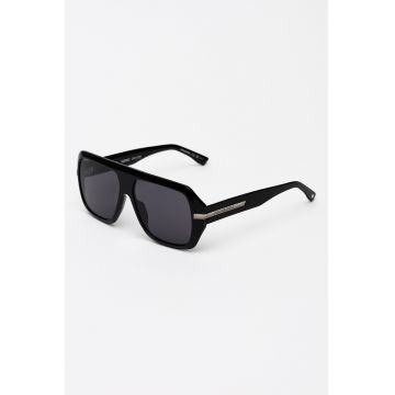 Ochelari de soare dreptunghiulari - Negru stins