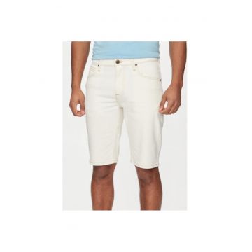 Pantaloni scurti din denim barbati  112349236 - Bumbac - Ecru - Ecru
