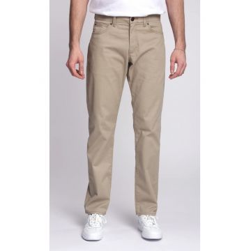 Pantaloni scurti  Straight Fit MVP - croiala conica - bej - material elastic -