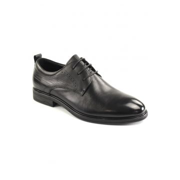 Pantofi barbati piele naturala E6E670004A 01 N - Negru
