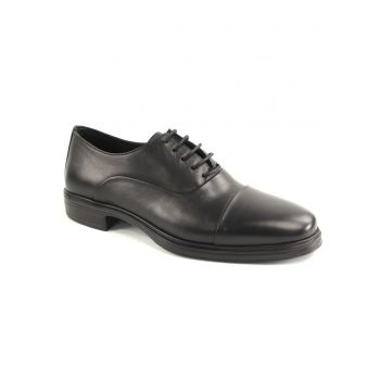 Pantofi barbati piele naturala OTE301 01 N - Negru