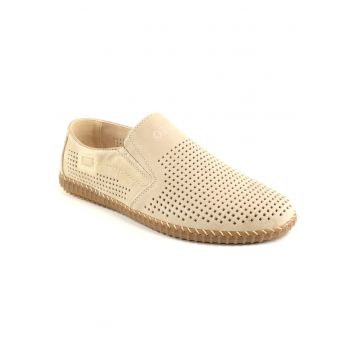 Pantofi barbati vara piele naturala 85DT80005B 03 2 - Bej