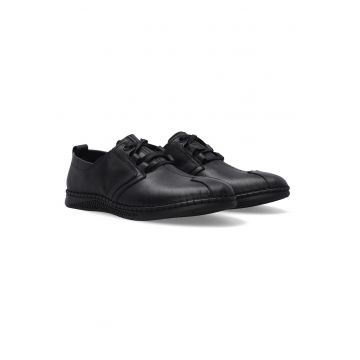 Pantofi casual din piele naturala - cu talpa flexibila