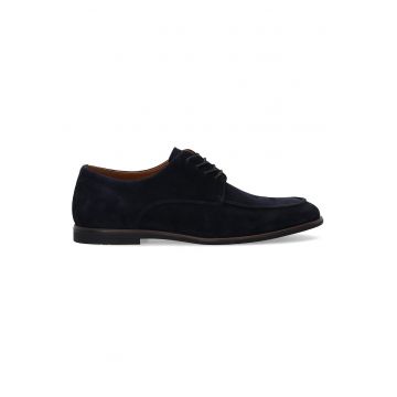 Pantofi derby din piele intoarsa -