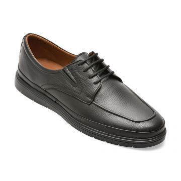 Pantofi eleganti BITE THE BULLET negri, RM100, din piele naturala