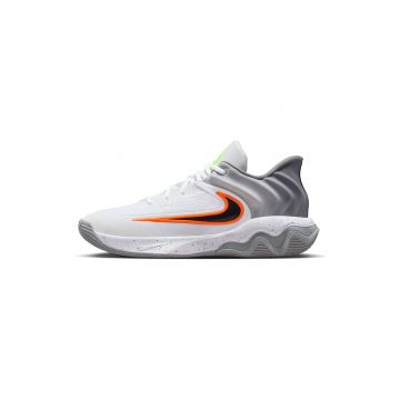 Pantofi Giannis Immortality 4 cu logo contrastant - pentru baschet - Alb/Gri
