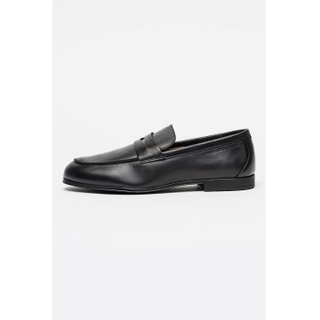 Pantofi loafer cu talpa plata si flexibila - Negru