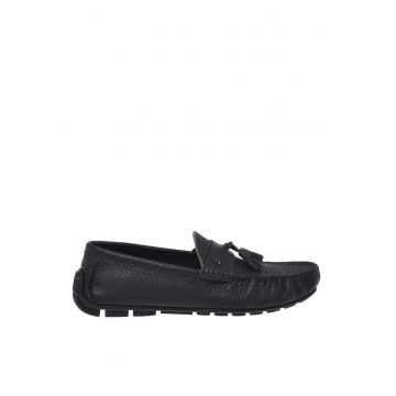 Pantofi loafer din piele cu canafi Tumble - Maro