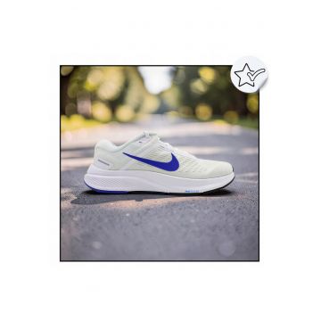 Pantofi Sport Barbati -  Air Zoom Structure 24 - Material Textil (Plasdwqfa) Material Textil Material Textil Material De Calitate - Alb