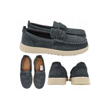 Pantofi Sport Barbati -  Wally NXT Loafer - Gri - Piele Nubuc - Marimea
