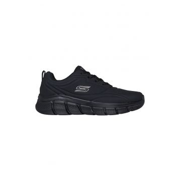Pantofi sport Bobs Flex de piele ecologica - Negru