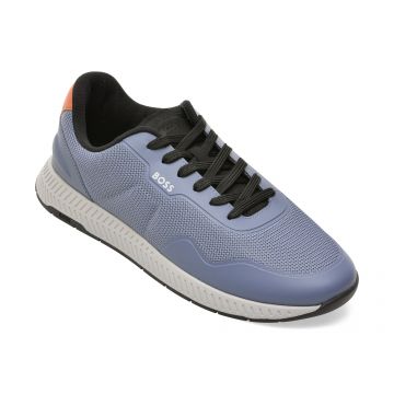 Pantofi sport BOSS albastri, 3962, din material textil