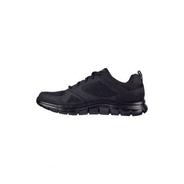 Pantofi sport cu garnituri de piele Track Syntac - Negru