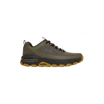 Pantofi sport din piele ecologica Max Protect - Verde masliniu