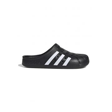 Saboti din cauciuc Adilette - Alb/Negru stins